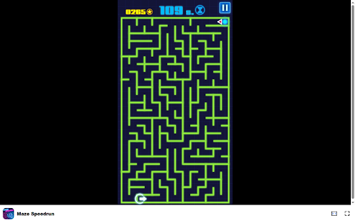 Maze Speedrunner Game Race against time to escape the maze!  from Chrome web store to be run with OffiDocs Chromium online