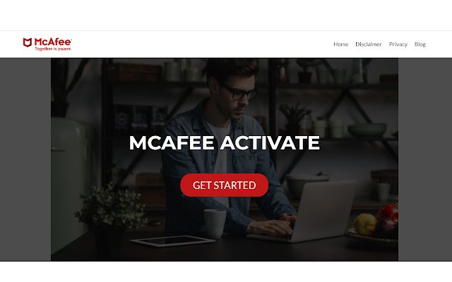 La ayuda de activación de McAfee de Chrome web store se ejecutará con OffiDocs Chromium en línea