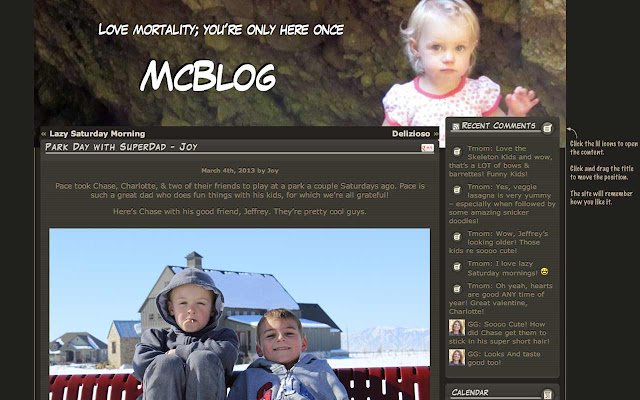 McBlog ze sklepu internetowego Chrome do uruchomienia z OffiDocs Chromium online