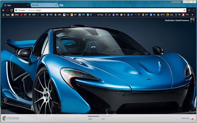Chrome Web ストアの McLaren 2017 P1 Sports Car を OffiDocs Chromium オンラインで実行