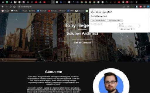 MCP Cookie Assistant  from Chrome web store to be run with OffiDocs Chromium online