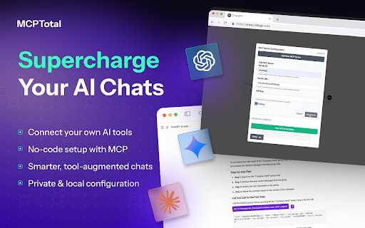 MCPTotal  from Chrome web store to be run with OffiDocs Chromium online