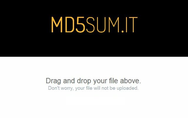 Chrome web mağazasından MD5sum, OffiDocs Chromium çevrimiçi ile çalıştırılacak