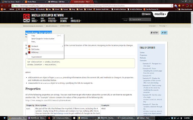MDNJump  from Chrome web store to be run with OffiDocs Chromium online