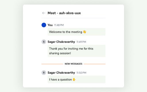 Meaty Meets  from Chrome web store to be run with OffiDocs Chromium online