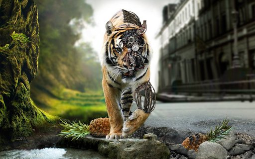 Mechanical Tiger  from Chrome web store to be run with OffiDocs Chromium online