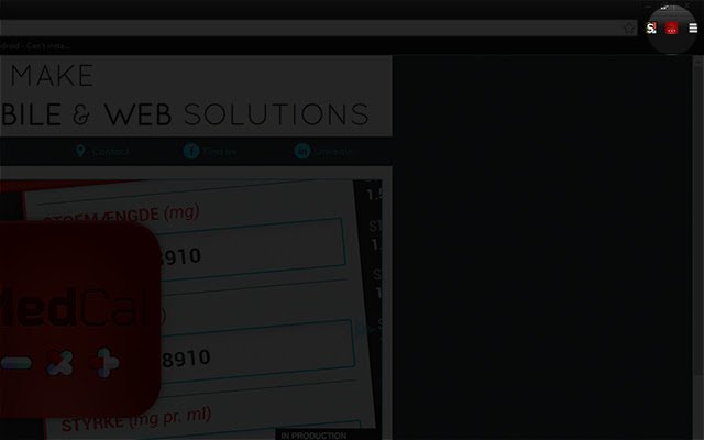 MedCal  from Chrome web store to be run with OffiDocs Chromium online