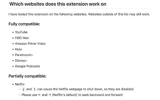 Media Controller  from Chrome web store to be run with OffiDocs Chromium online