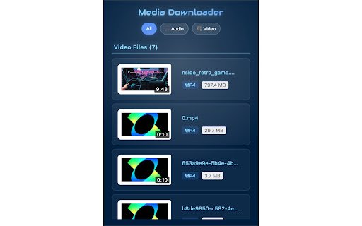 Media Downloader  from Chrome web store to be run with OffiDocs Chromium online