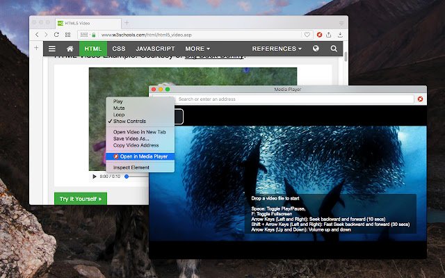 MediaPlayer Video and Audio Player  from Chrome web store to be run with OffiDocs Chromium online