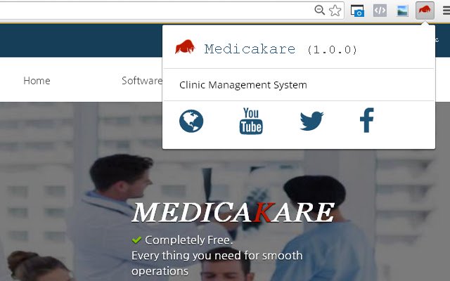 Chrome ウェブストアの Medicakare を OffiDocs Chromium オンラインで実行