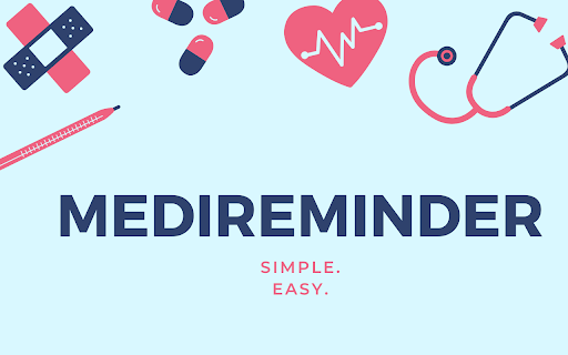Medicine Reminder  from Chrome web store to be run with OffiDocs Chromium online