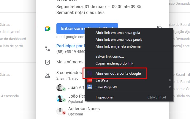 Meet Account Switcher de Chrome web store para ejecutarse con OffiDocs Chromium en línea