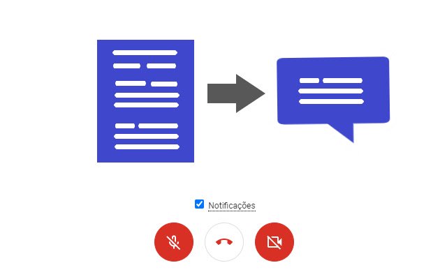 Meet Chat Notifier de Chrome web store se ejecutará con OffiDocs Chromium en línea