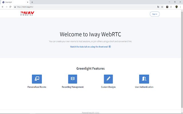 meets.iway.it Chrome ウェブストアの画面共有拡張機能を OffiDocs Chromium online で実行します
