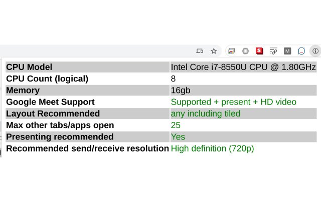 Meet SPECulator  from Chrome web store to be run with OffiDocs Chromium online