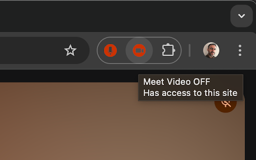 Meet Video  from Chrome web store to be run with OffiDocs Chromium online