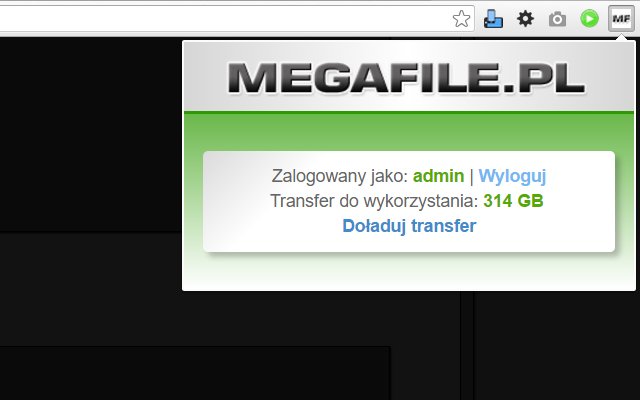 Megafile  from Chrome web store to be run with OffiDocs Chromium online
