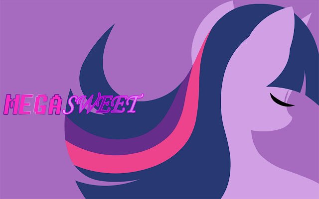 MegaSweet MLP Twilight Sparkle de la boutique en ligne Chrome doit être exécuté avec OffiDocs Chromium en ligne