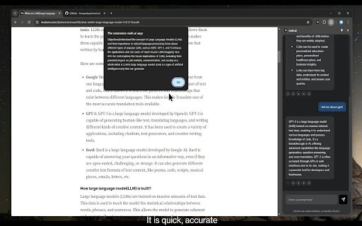 meh.ai  from Chrome web store to be run with OffiDocs Chromium online