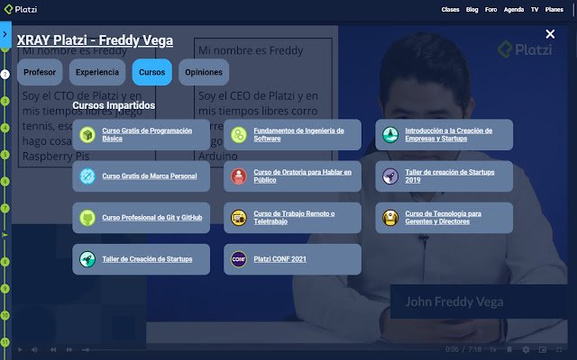 Mejorando Platzi  from Chrome web store to be run with OffiDocs Chromium online