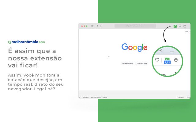 Melhor Câmbio Dólar Hoje מחנות האינטרנט של Chrome יופעל עם OffiDocs Chromium באינטרנט