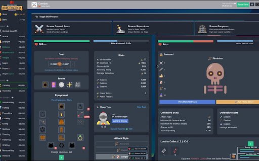 Melvor Idle 1.2 Auto Looter  from Chrome web store to be run with OffiDocs Chromium online