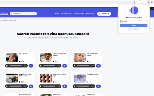 Meme Soundboard DJ Lunatique  from Chrome web store to be run with OffiDocs Chromium online