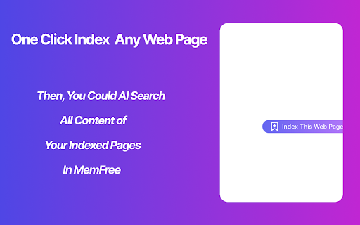 MemFree  from Chrome web store to be run with OffiDocs Chromium online