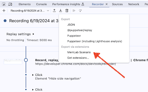 Memlab Scenario Recorder from Chrome web store to be run with OffiDocs Chromium online Memlab Scenario Recorder from Chrome web store to be run with OffiDocs Chromium online