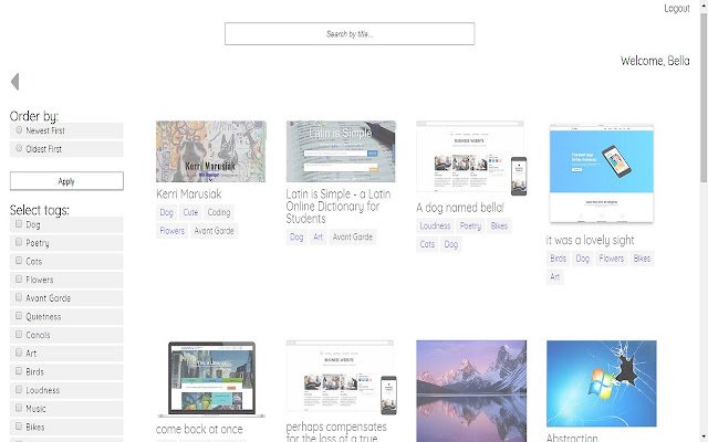 Memoria Bookmark App Extension  from Chrome web store to be run with OffiDocs Chromium online