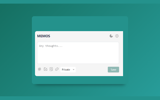 Memos bber  from Chrome web store to be run with OffiDocs Chromium online