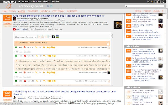Menéame+ از فروشگاه وب Chrome با OffiDocs Chromium به صورت آنلاین اجرا می شود