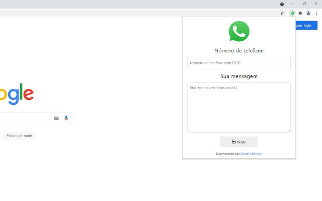 Mensagem direta no WhatsApp Web  from Chrome web store to be run with OffiDocs Chromium online