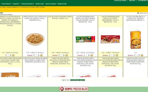 Mercadona Imágenes en web antigua  from Chrome web store to be run with OffiDocs Chromium online