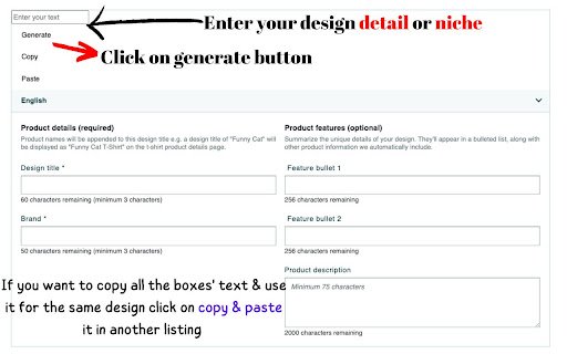Merch AI  from Chrome web store to be run with OffiDocs Chromium online