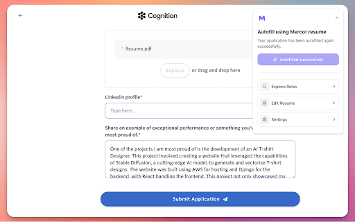 Mercor Autofill from Chrome web store to be run with OffiDocs Chromium online Mercor Autofill from Chrome web store to be run with OffiDocs Chromium online