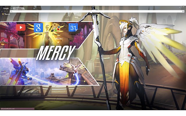 Mercy Overwatch 1920x1080 de la boutique en ligne Chrome à exécuter avec OffiDocs Chromium en ligne