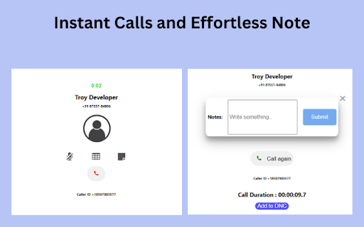 MergeCall  from Chrome web store to be run with OffiDocs Chromium online