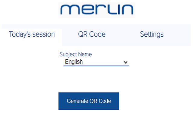 OffiDocs Chromium 온라인에서 실행되는 Chrome 웹 스토어의 Merlin Attendance 앱