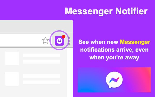 Messenger Notifier  from Chrome web store to be run with OffiDocs Chromium online