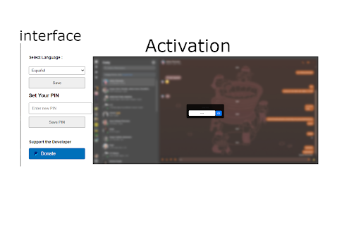 Messenger PIN Lock  from Chrome web store to be run with OffiDocs Chromium online