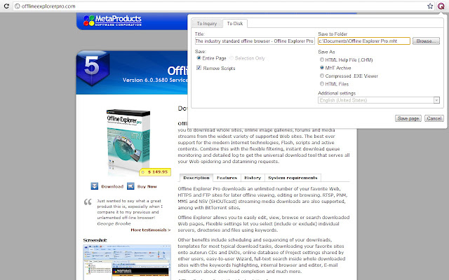 استعلام MetaProducts من متجر Chrome الإلكتروني ليتم تشغيله باستخدام OffiDocs Chromium عبر الإنترنت