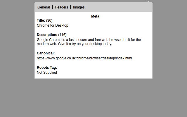 Meta Reader dari toko web Chrome untuk dijalankan dengan OffiDocs Chromium online