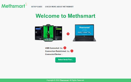Methsmart Controller  from Chrome web store to be run with OffiDocs Chromium online