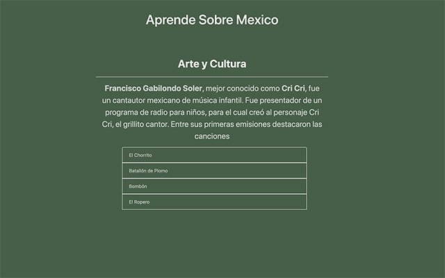Les faits sur le Mexique depuis la boutique en ligne Chrome seront exécutés avec OffiDocs Chromium en ligne