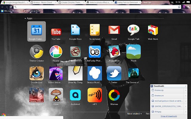 Michael Jacksons Black Or White  from Chrome web store to be run with OffiDocs Chromium online