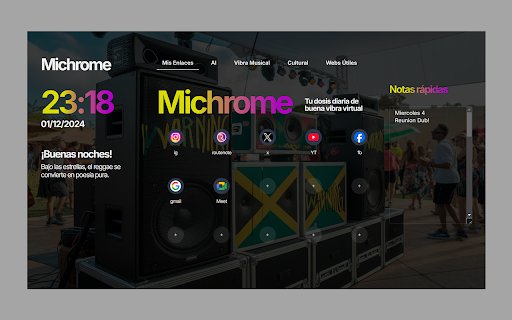 Michrome by Micronomade from Chrome web store to be run with OffiDocs Chromium online Michrome by Micronomade from Chrome web store to be run with OffiDocs Chromium online