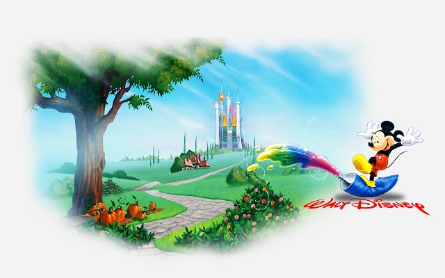 Mickey Mouse The Painter din magazinul web Chrome va fi rulat cu OffiDocs Chromium online