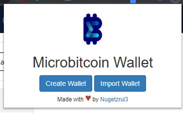 برنامه افزودنی کیف پول Microbitcoin از فروشگاه وب کروم با OffiDocs Chromium به صورت آنلاین اجرا می شود